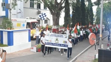 India News | Coast Guard Conducts Walkathon to Celebrate Fit India Freedom Run 3.0