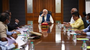 Gujarat Bridge Collapse: PM Narendra Modi Chairs High-Level Meeting To Review Situation in Morbi, Briefed on Rescue and Relief Operations