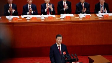 World News | Chinese Leader Xi Leads CPC Leadership to Old Revolutionary Base in Yan'an