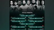 Sports News | Matrix Fight Night 10 Set to Return to Dubai with Four Title Fights in November
