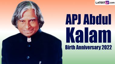 APJ Abdul Kalam Birth Anniversary 2022: Remembering ‘Missile Man of India’ Who Also Earned Title of ‘People’s President’
