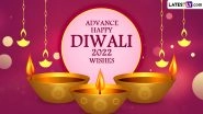 Advance Diwali 2022 Wishes and HD Images: Share WhatsApp Messages, Greetings, Wallpapers, Quotes and SMS To Celebrate the Five-Day Festival of Lights