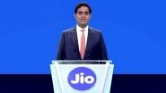 Reliance Jio Chairman Akash Ambani To Launch 5G Services in Rajasthan From Shrinathji Temple on Saturday