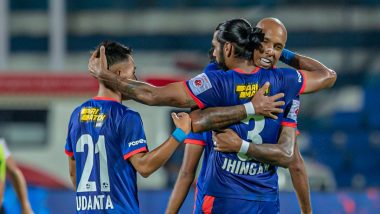 Bengaluru FC 1-0 NorthEast United FC, ISL 2022–23: Alan Costa Nets Winner in BFC vs NEUFC Clash (Watch Goal Video Highlights)