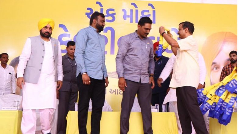 Gujarat Assembly Elections 2022: Former Patidar Quota Agitation Leader Alpesh Kathiriya Joins AAP Ahead of Polls