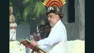 Police Commemoration Day 2022: Amit Shah Says Security Situation in Northeastern States, Jammu and Kashmir Improved in Past Eight Years