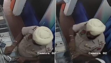 Punjab Shocker: Policeman 'Accidentally' Opens Fire With His Gun at Mobile Shop in Amritsar, Gets Suspended As Bullet Injures Youth (Watch Video)