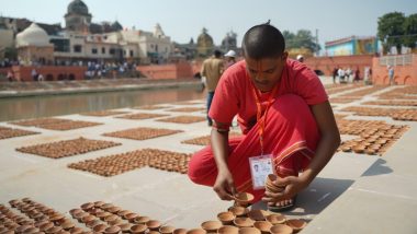 Ayodhya Deepotsav 2022 Video: About 18 Lakh Earthen Lamps to Be Lit Tomorrow; Laser Show, Ramlilas Part of Diwali Celebrations