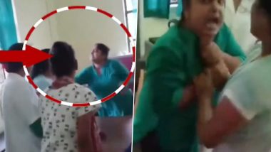 Video: Lady Doctor Attacks Hospital Staff, Hurls Abuses in Azamgarh, Police Launch Probe