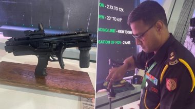 DefExpo 2022: ASMI, India's First Indigenous Machine Pistol, To Be Inaugurated by PM Narendra Modi on October 19 (See Pics)