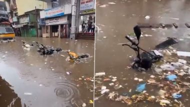 Bengaluru Rains: Heavy Rainfall Batters 'Silicon City', Several Areas Inundated; Yellow Alert Issued For Three Days (Videos)