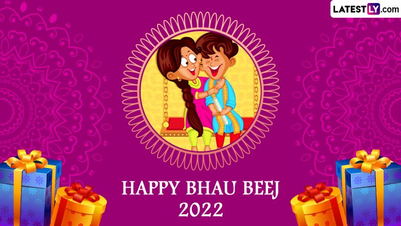 Bhai Dooj 2022 HD Images and Bhaubeej Greetings: Send These Bhai Phota WhatsApp Messages and Bhai Tika Wishes and Wallpapers to Your Sisters on This Day