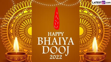 Happy Bhai Dooj 2022 Messages for Brothers: Share Bhaubeej Greetings, Bhai Phonta Wishes and Bhau Tika Images and HD Wallpapers on This Day