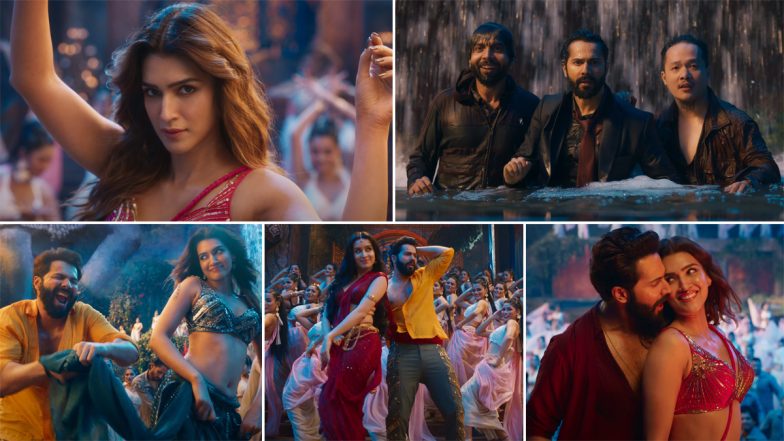 Bhediya Song Thumkeshwari: Varun Dhawan and Kriti Sanon Go Crazy in This Kickass Track; Shraddha Kapoor Makes a Cameo (Watch Video)