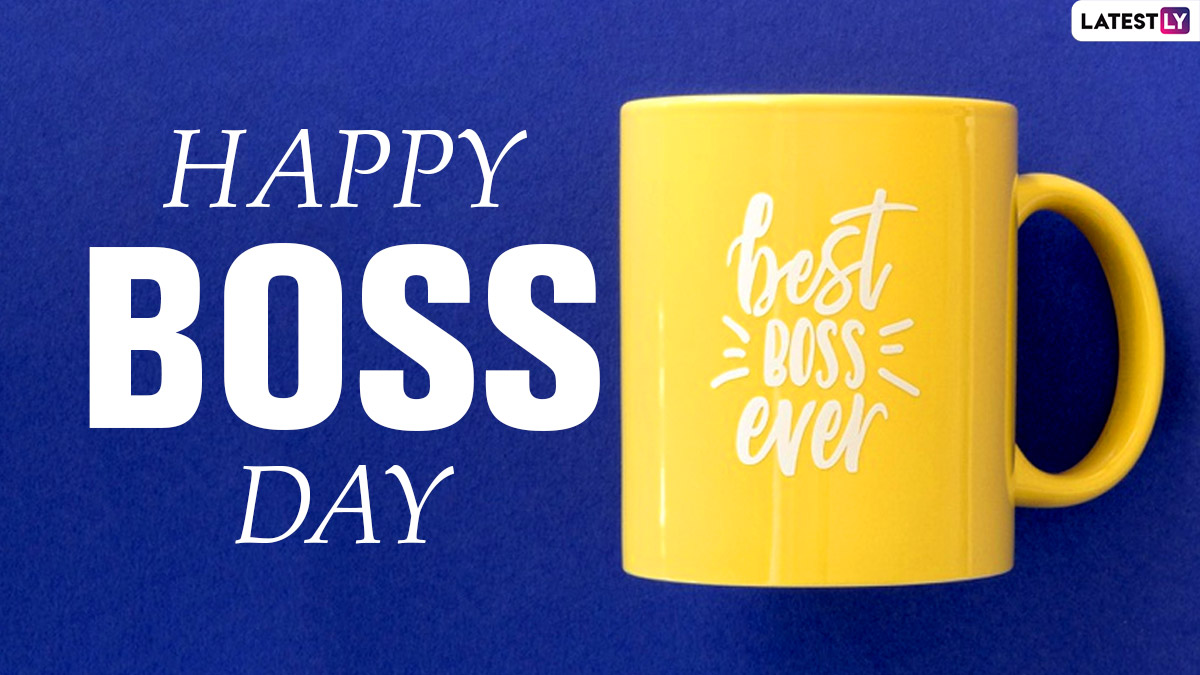 National Boss’ Day 2022 Greetings, Images & HD Wallpapers for Download ...