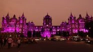 International Day of the Girl Child 2022: CSMT Heritage Building Illuminates in Pink To Celebrate Every Girl Worldwide (See Pic)