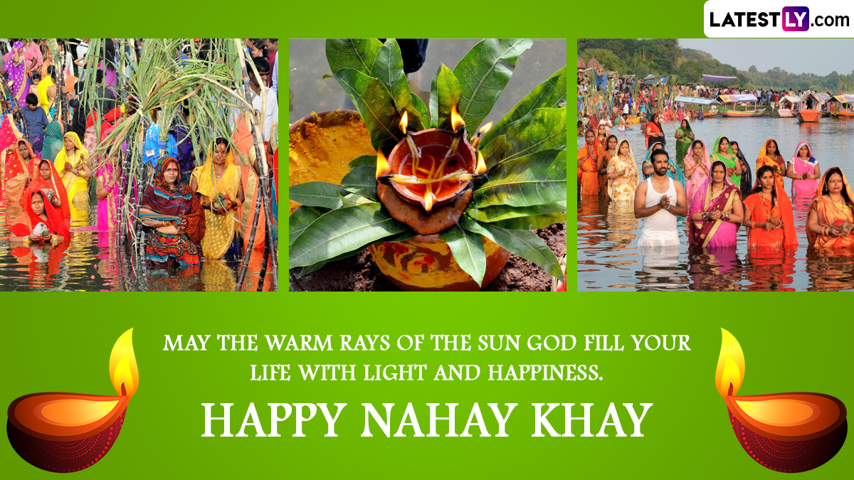 Nahay Khay 2022 Wishes For Chhath Puja Celebrate First Day Of The Auspicious Festival By 7368