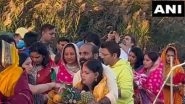 Chhath Puja 2022: Devotees From Several Locations Across US Offer 'Arag' to God Sun (Watch Video)