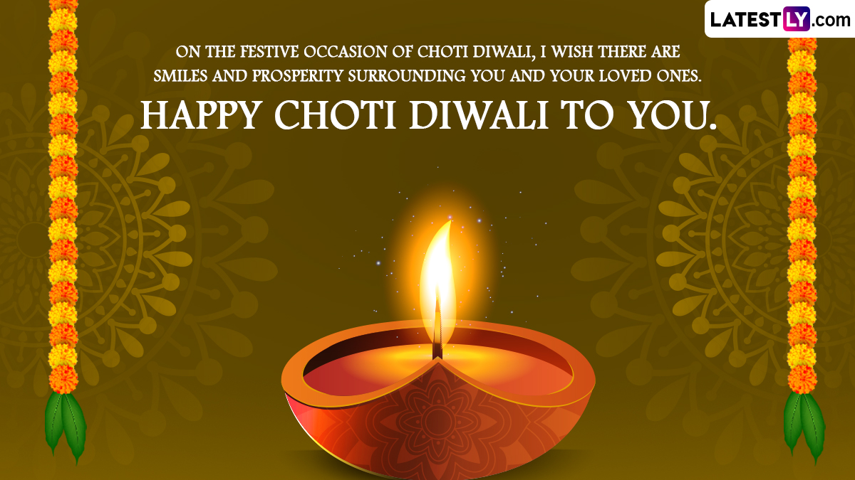 Happy Choti Diwali 2022 Greetings and Wishes: Share WhatsApp ...