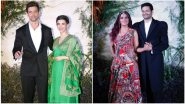 Hrithik Roshan and Saba Azad Pose Together at Richa Chadha &ndash; Ali Fazal&rsquo;s Wedding Reception! (View Pics & Video)
