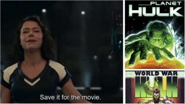 She-Hulk Finale Drops Major Hints on Rumoured Hulk Movie; Fans Speculate if Mark Ruffalo’s Bruce Banner Would Return for ‘Planet Hulk’ or ‘World War Hulk’ (View Tweets)