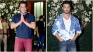 Salman Khan Makes First Public Appearance After Being Diagnosed with Dengue, Attends Aayush Sharma's Birthday Party (View Pic & Videos)