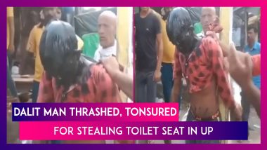 Dalit Man Thrashed, Tonsured For Stealing Toilet Seat In Bahraich, UP; Three People Arrested Including A Local BJP Leader; Watch Video