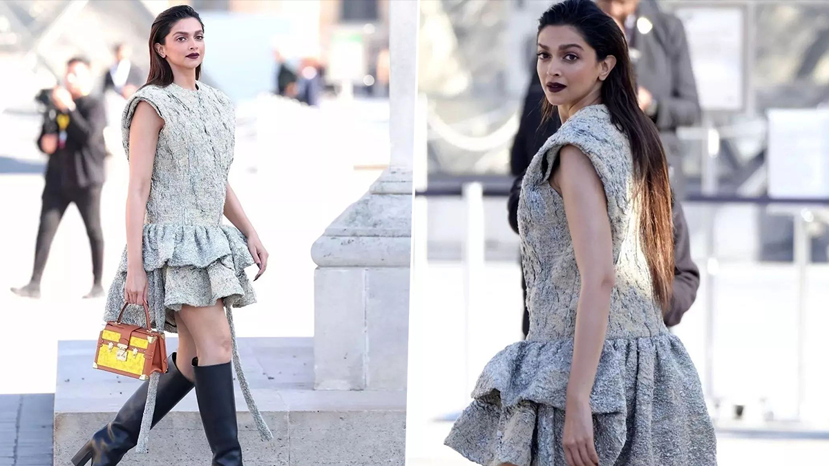Deepika Padukone wows in a goth-glam look at Paris Fashion Week