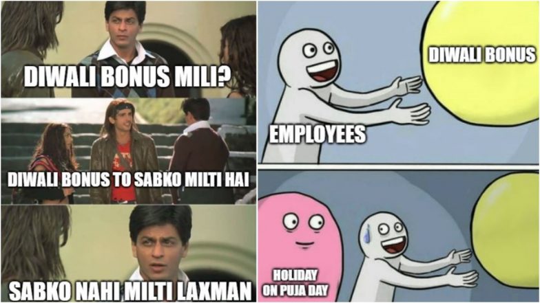 Diwali Bonus Funny Memes and Jokes Trend Online Ahead of Diwali 2022 As Everyone Has Some Enriching Experience to Share!