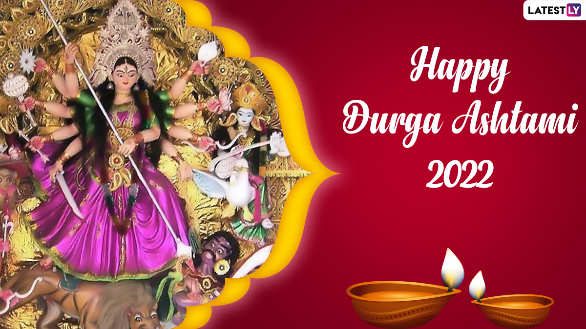Subho Ashtami 2022 Wishes & Durga Ashtami HD Images: Wish Happy ...