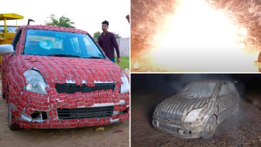 YouTuber Bursts 1,00,000 Firecrackers on Car; What Happens Next Will Make You Ask ‘Why Did He Do It?’