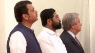UN Chief Ant&oacute;nio Guterres, Maharashtra CM Eknath Shinde, Devendra Fadnavis Pay Tribute to 26/11 Mumbai Terror Attack Victims at Taj Hotel (See Pics)