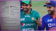 India vs Pakistan ICC T20 World Cup 2022 Fake Scorecard Goes Viral on Twitter, Predicts Virat Kohli's Century in Upcoming Cricket Match at MCG