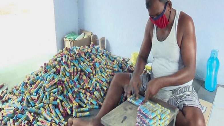 Firecracker Ban in Tamil Nadu: Barium Nitrate, Cracker Ban Hits Sivakasi Traders; 40% Dip in Production