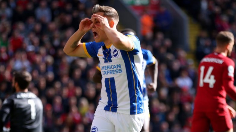 Liverpool 3–3 Brighton, Premier League 2022–23: Leandro Trossard Hits Hattrick As Seagulls Win Point in Thrilling Draw at Anfield (Watch Goal Video Highlights)