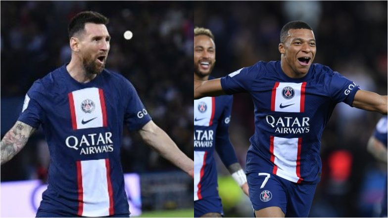 PSG 2–1 Nice, Ligue 1 2022–23: Lionel Messi, Kylian Mbappe Score As Parisians Continue Winning Run (Watch Goal Video Highlights)