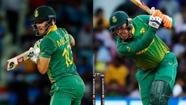 IND vs SA: David Miller, Heinrich Klaasen Fifties Help South Africa Score 249/4 In Rain-Curtailed 1st ODI Against India
