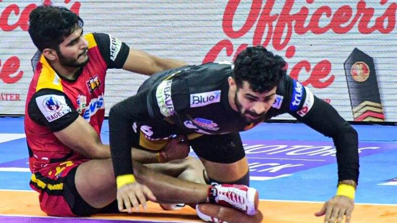 Bengaluru Bulls vs Telugu Titans, PKL 2022 Live Streaming Online on Disney+ Hotstar: Watch Free Telecast of Pro Kabaddi League Season 9 on TV and Online