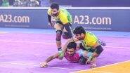 Jaipur Pink Panthers vs Haryana Steelers, PKL 2022 Live Streaming Online on Disney+Hotstar: Watch Free Telecast of Pro Kabaddi League Season 9 on TV and Online