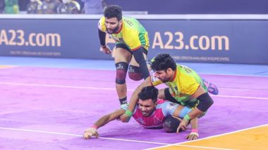Jaipur Pink Panthers vs Bengal Warriors, PKL 2022 Live Streaming Online on Disney+Hotstar: Watch Free Telecast of Pro Kabaddi League Season 9 on TV and Online