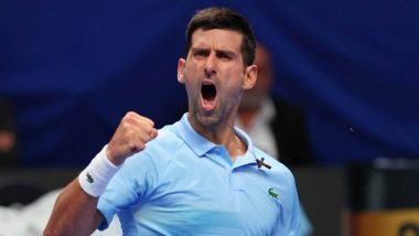Novak Djokovic Beats Maxime Cressy in Straight Sets to Advance to Paris Masters 2022 Round of 16