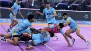 U Mumba vs UP Yoddhas, PKL 2022 Live Streaming Online on Disney+ Hotstar: Watch Free Telecast of Pro Kabaddi League Season 9 on TV and Online
