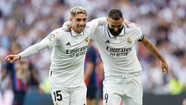 Real Madrid 3–1 Barcelona, La Liga 2022–23: Los Blancos Register Thumping Win in El Clasico (Watch Goal Video Highlights)