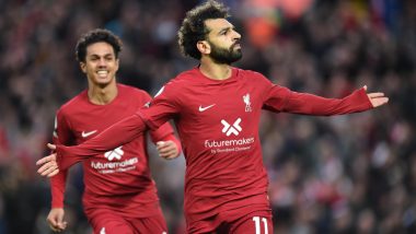 Liverpool 1–0 Manchester City, Premier League 2022–23: Mohamed Salah’s Strike the Difference As Champions Taste First Defeat (Watch Goal Video Highlights)