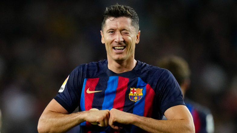 Barcelona 3–0 Villarreal, La Liga 2022–23: Robert Lewandowski Brace Helps Catalans Bounce Back After El Clasico Defeat (Watch Goal Video Highlights)