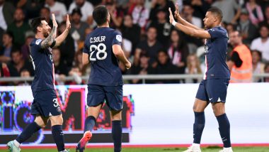 PSG vs Strasbourg, Ligue 1 2022-23 Free Live Streaming Online: How To Watch French League Match Live Telecast on TV & Football Score Updates in IST?