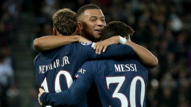 PSG 7–2 Maccabi Haifa, UEFA Champions League 2022–23: Lionel Messi, Neymar, Kylian Mbappe Shine As Parisians Run Riot (Watch Goal Video Highlights)