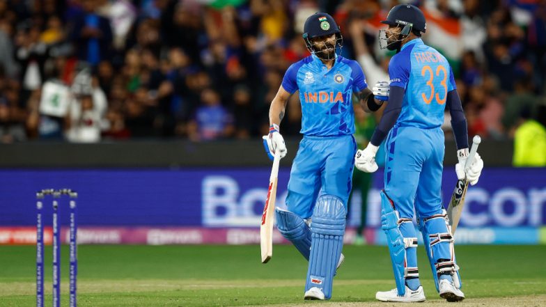 Virat Kohli, Hardik Pandya Score Half-Centuries As India Post 168/6 in T20 World Cup 2022 Semifinal Against England