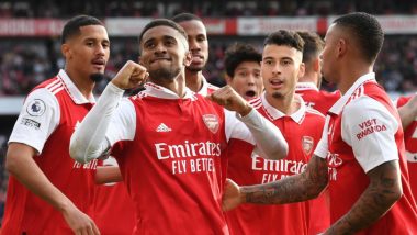 Arsenal 5–0 Nottingham Forest, Premier League 2022–23: Gunners Score Five To Reclaim Top Spot on Points Table (Watch Goal Video Highlights)