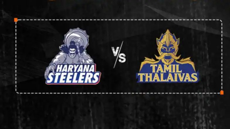 Haryana Steelers vs Tamil Thalaivas, PKL 2022 Live Streaming Online on Disney+ Hotstar: Watch Free Telecast of Pro Kabaddi League Season 9 on TV and Online